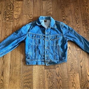 Vintage Lee Rider Denim Jean Jacket Trucker 90s